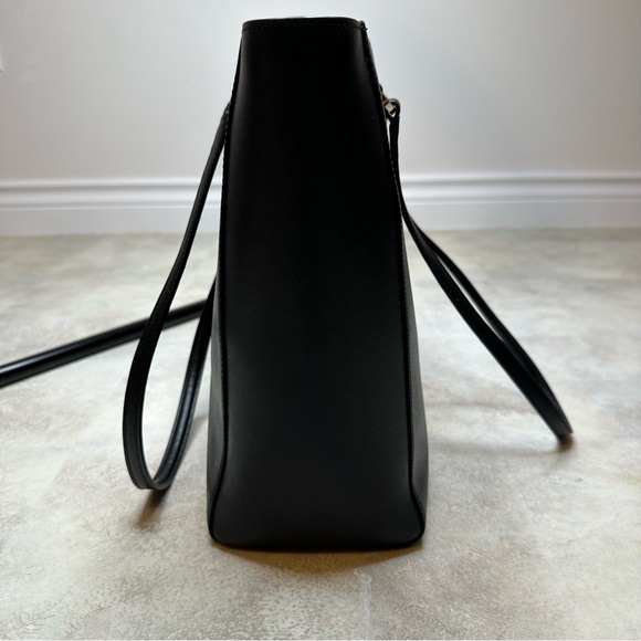 Kate Spade black leather Perry laptop tote bag - Picture 2 of 9